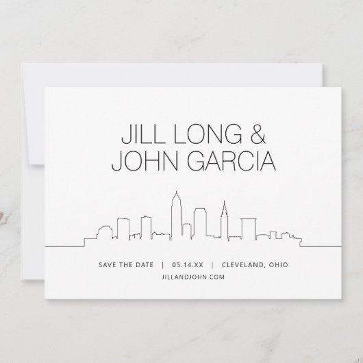 Invitation Nettoyer et enregistrer la date (Devant)