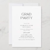 Invitation Nettoyer le minimum de diplôme de maîtrise de l'éc (Devant)