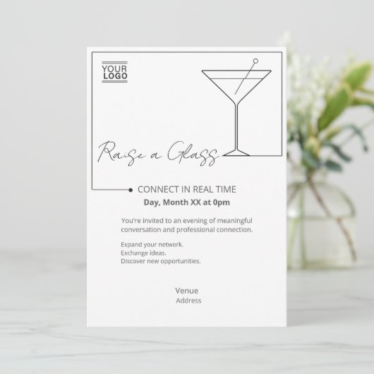 Invitation Networking Invition Template (Debout devant)