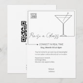 Invitation Networking Invition Template (Devant / Derrière)