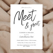 Invitation Networking Meet & Greet Simple Script Business