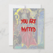 Invitation NEUROMANCER, Parti d'Halloween (Dos)