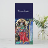 Invitation NEUROMANCER, rouge bleu, blanc (Debout devant)