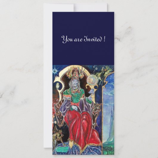 Invitation NEUROMANCER, rouge bleu, blanc (Devant)