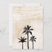 Invitation Neutral Earth Tone Music Festival Anniversaire (Dos)