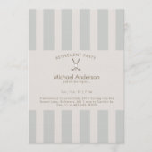 Invitation Neutral Golf Retirement Party  (Devant)