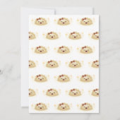 Invitation Neutral Kawaii Asian Bow Dumpling Baby Shower  (Dos)