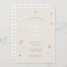 Neutral Kids Beach Pool Thème Anniversaire