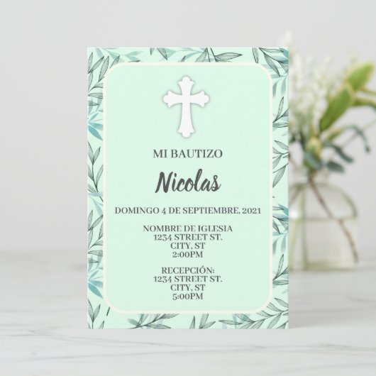 INVITATION NEUTRAL PARA EVENTO RELIGIOSO (Debout devant)