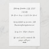 Invitation Neutral White Christmas Trees Cream Holiday (Dos)