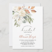 Invitation Neutre Boho Floral Bridal (Devant)