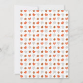 Invitation neutre de baby shower d'animaux de (Dos)