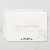 Invitation neutre de baby shower de hibou de genre (Dos)