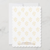 Invitation Neutre de l'invitation | de baby shower d'automne (Dos)