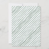 Invitation Neutre entre les sexes| Baby shower de Noël d'hive (Dos)