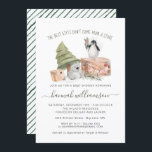 Invitation Neutre entre les sexes| Baby shower de Noël d'hive<br><div class="desc">L'hiver s'est mis à nous. Et si vous planifiez un baby shower pour vous-même ou pour un proche, pourquoi ne pas utiliser la saison comme inspiration. Invitation vos invités à votre baby shower en style avec ces invitations d'amis d'hiver aquarelle. Recevez les invitations pour les douches pour bébés que vous...</div>