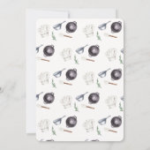 Invitation Neutre Genre Moderne Petit Chef Baby shower (Dos)