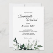 Invitation neutre pour un week-end de bachelorette (Devant)