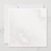 Invitation Neutre Sur Le Nuage Neuf Baby showers (Dos)