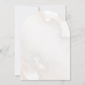 Invitation Neutre Sur Le Nuage Neuf Baby showers (Dos)