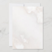 Invitation Neutre Sur Le Nuage Neuf Baby showers (Dos)