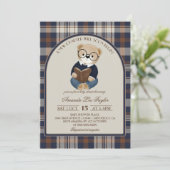 Invitation New Chapter Bear Baby Shower (Debout devant)