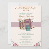 Invitation New Chapter Begins Bridal Shower (Devant)