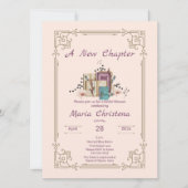 Invitation New Chapter Begins Bridal Shower Floral Beginnings (Devant)