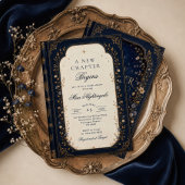 Invitation New Chapter begins Fantasy Enchanted bridal shower