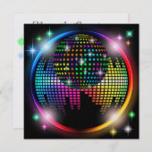 Invitation New DISCO Party / Nouvel An Eve (Devant / Derrière)