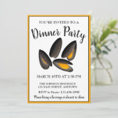 Invitation New England Mussels Beach Dîner de fruits de mer (Debout devant)