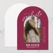 Invitation New Mexico State University Graduation (Devant / Derrière)