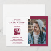 Invitation New Mexico State University Graduation (Devant / Derrière)