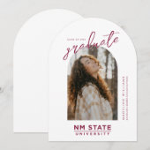 Invitation New Mexico State University Graduation (Devant / Derrière)