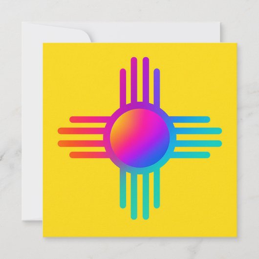 Invitation New Mexico Zia Sun (Devant)