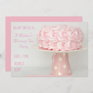 Invitation New Mother's Group Fête du thé du matin