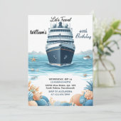 Invitation New Ocean Waves Travel Ancre Yacht 40e anniversair (Debout devant)