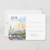 Invitation New Orleans RSVP Wedding Insert Destination (Devant)