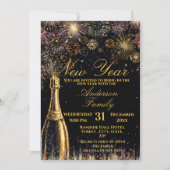 Invitation New Year Bubbly Celebration (Devant)