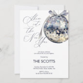 Invitation New Year’s Eve Party Shine Into the Disco Ball (Devant)