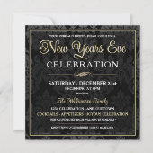 Invitation New Years Eve Cocktail Party (Devant)