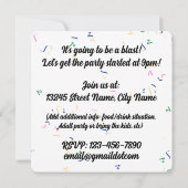 Invitation New Years Eve Party (Dos)