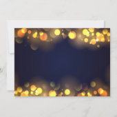 Invitation New Year's Eve Party faux gold foil (Dos)