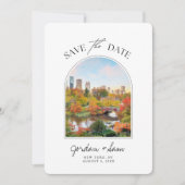 Invitation New York Central Park Mariage d'automne Enregistre (Devant)