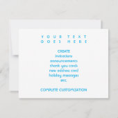 Invitation new york chill flou (Dos)