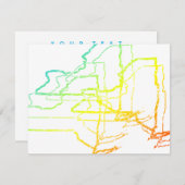 Invitation new york chill flou (Devant / Derrière)