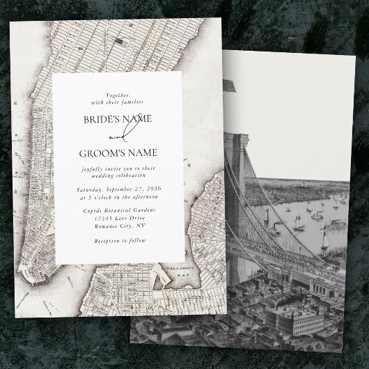 Invitation New York City Destination Mariage NYC