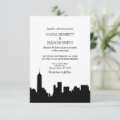 Invitation New York City Skyline Cityscape (Debout devant)