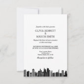 Invitation New York City Skyline Cityscape (Devant)