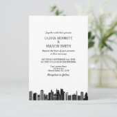 Invitation New York City Skyline Cityscape (Debout devant)